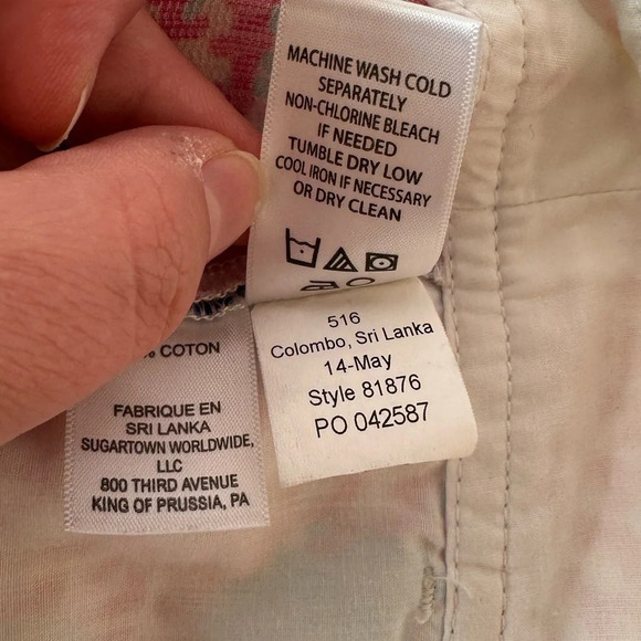 Lilly Pulitzer The Callahan Short Size 2 Multicolor Tropical Print 100% Cotton - Picture 6 of 7